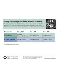 Hourly computer professional phase-in schedule