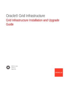 Grid Infrastructure Installation and Upgrade Guide