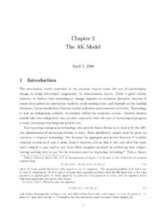 Chapter 2 The AK Model - Brown University