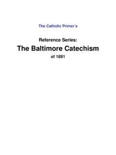 Reference Series: The Baltimore Catechism