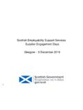 Scottish Employability Support Services Supplier ...