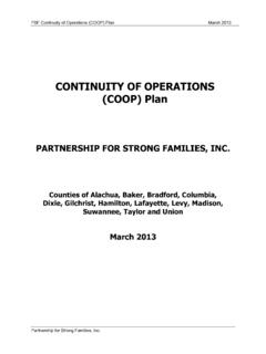 CONTINUITY OF OPERATIONS (COOP) Plan