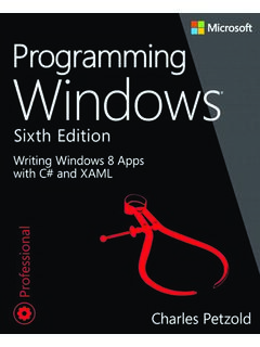 Programming Windows&#174;, Sixth Edition - pearsoncmg.com