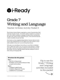 Grade 7 Writing and Language - .NET Framework