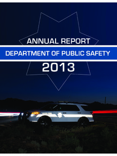 DEPARTMENT OF PUBLIC SAFETY 2013