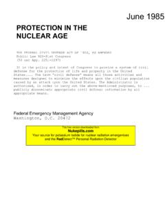FEMA Nuclear War Survival - Prepper Radiation Emergency ...