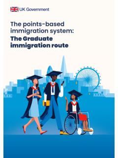 The points-based immigration system: The Graduate ...