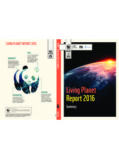 LIVING PLANET REPORT 2016 - Panda