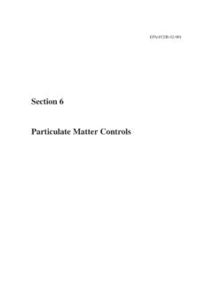Section 6 Particulate Matter Controls - US EPA