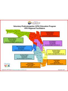 Voluntary Prekindergarten (VPK) Education Program VPK ...