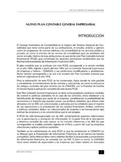 Nuevo Plan Contable General Empresarial