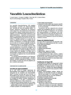 Vasculitis Leucocitocl&#225;sticas - SVR