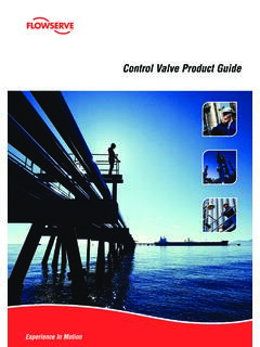 Control Valve Product Guide - Flowserve