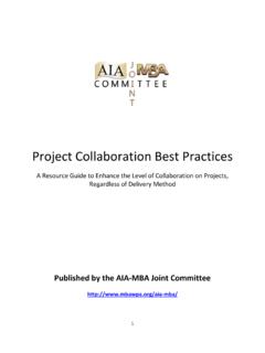Project Collaboration Best Practices Guide - AIA MBA Joint ...