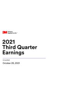 2021 Third Quarter Earnings