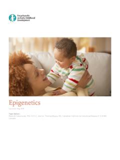 Epigenetics - Encyclopedia on Early Childhood Development
