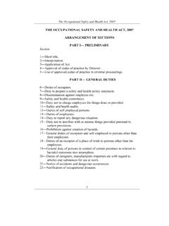 THE OCCUPATIONAL SAFETY AND HEALTH BILL vellum rev