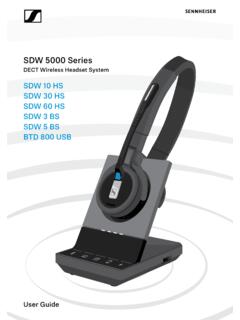 SDW 5000 Series - Sennheiser