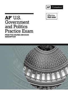 AP U.S. Government and Politics Practice Exam ... - AP Central