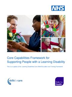 Learning Disability Framework Oct 2019 - Skills for Health