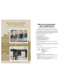 Manual de patolog&#237;a de la edificaci&#243;n Manual de patolog&#237;a ...
