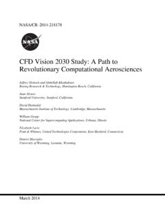 CFD Vision 2030 Study: A Path to Revolutionary ... - NASA