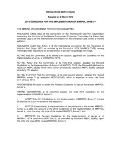RESOLUTION MEPC.219(63) Adopted on 2 March 2012 2012 ...