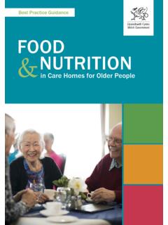 FOOD NUTRITION - Welsh Government