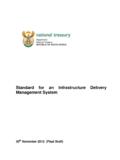 Standard for an Infrastructure Delivery Management System