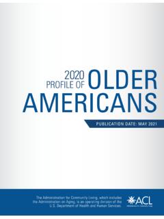 2020 Profile of Older Americans - Home Page | ACL ...