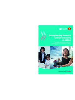 Strengthening Women’s Entrepreneurship in ASEAN - OECD