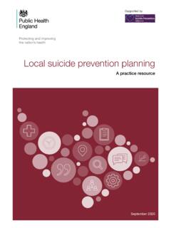 Local suicide prevention planning - GOV.UK