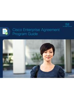 Cisco Enterprise Agreement Program Guide