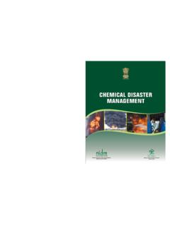 CHEMICAL DISASTER MANAGEMENT