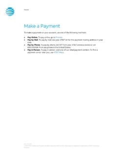 Make a Payment - AT&amp;T