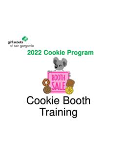 Cookie Booth Training - gssgc.org