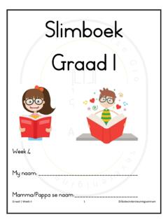 Slimboek Graad 1 - Skoleondersteuningsentrum