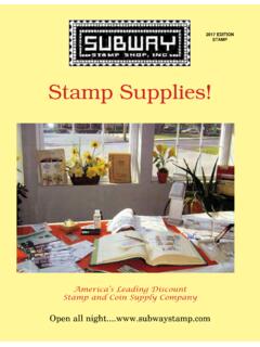 Stamp Supplies!