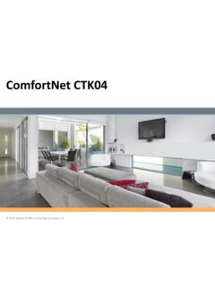 ComfortNetCTK04 - Goodman MFG