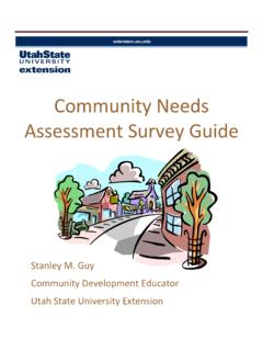 Community Needs Assessment Survey Guide - CYFAR