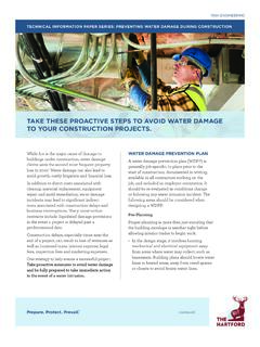 Preventing Water Damage During Construction