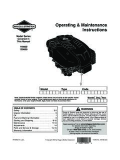 Operating &amp; Maintenance Instructions - BASCO