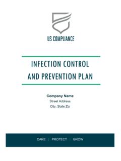 Infection Control Prevention Plan - U.S. Compliance