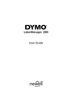 LabelManager User Guide - DYMO