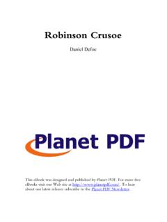 Robinson Crusoe - Planet Publish