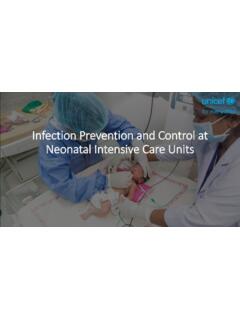 Infection Prevention and Control at Neonatal Intensive ...