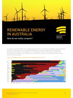 RENEWABLE ENERGY IN AUSTRALIA - Australian …