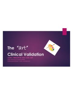 The “art” Clinical Validation - ACDIS
