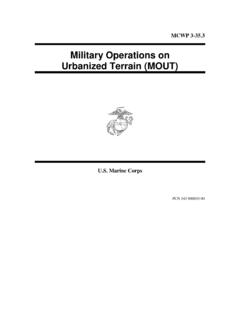 Military Operations on Urbanized Terrain (MOUT)