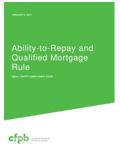Ability -to-Repay and Qualified Mortgage Rule